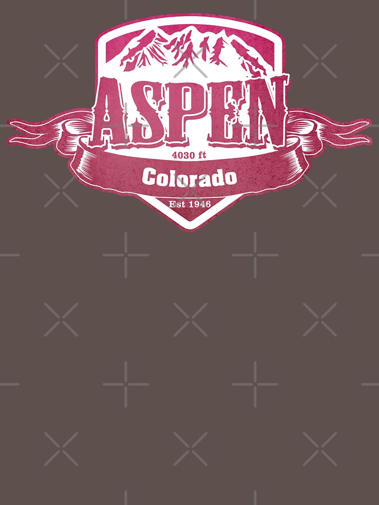 "Aspen Colorado Ski Resort" Tshirt for Sale by CarbonClothing