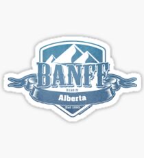 Banff Alberta Ski Resort Sticker