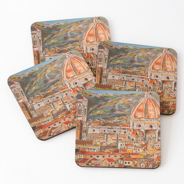 Item preview, City of Florence Landscape designed and sold by davidjewkesart.