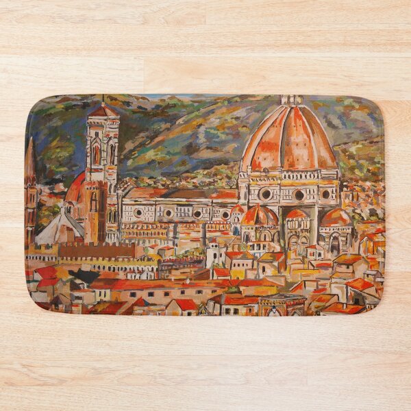 Item preview, City of Florence Landscape designed and sold by davidjewkesart.