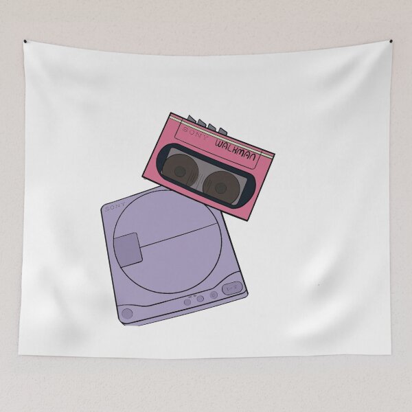 Item preview, vintage discman and walkman designed and sold by MartiiiLave.