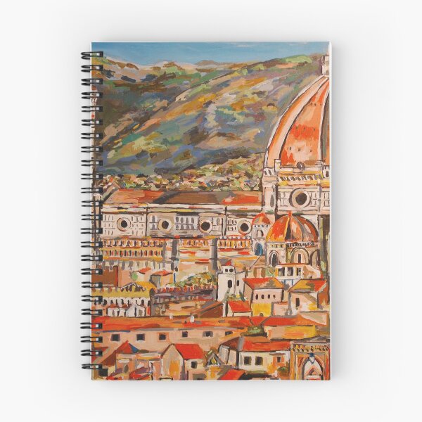 Item preview, City of Florence Landscape designed and sold by davidjewkesart.