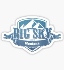 Big Sky Montana Ski Resort Sticker