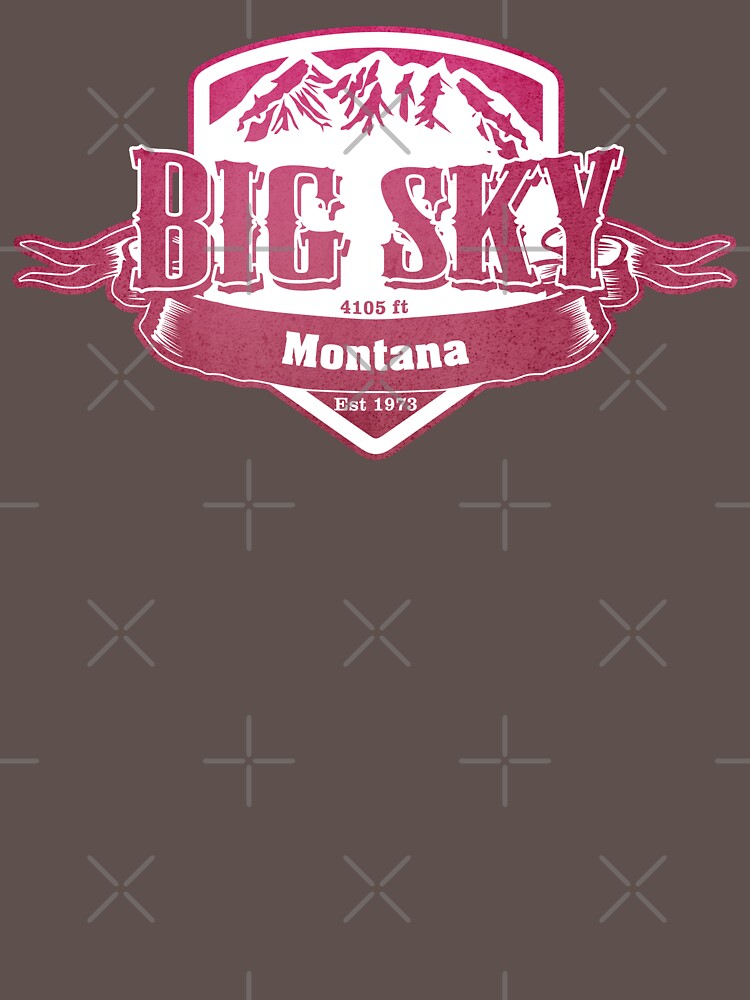 Big Sky Montana Ski Resort T Shirt For Sale By Carbonclothing Redbubble Big Sky T Shirts 7942