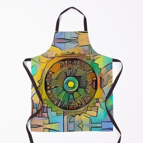 Item preview, MULTICOLORED MANDALA ABSTRACT SUN CLOCK designed and sold by Artistree.