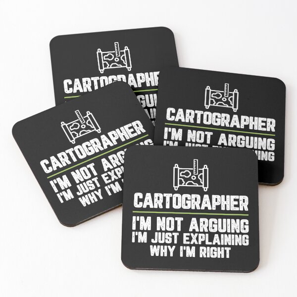 Item preview, Cartographer I'm Not Arguing I'm Just Explaining Why I'm Right Cartographer Gift Funny Shirt Novelty Gag Gift Office Desk Boss Gift designed and sold by Orange Pieces.
