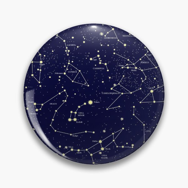 Item preview, Constellation Astronomy Star Map Night Sky designed and sold by WibbleDesign.