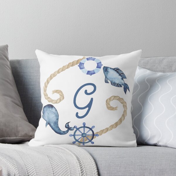 Item preview, Coastal Initial Wreath G designed and sold by limeandcedar.