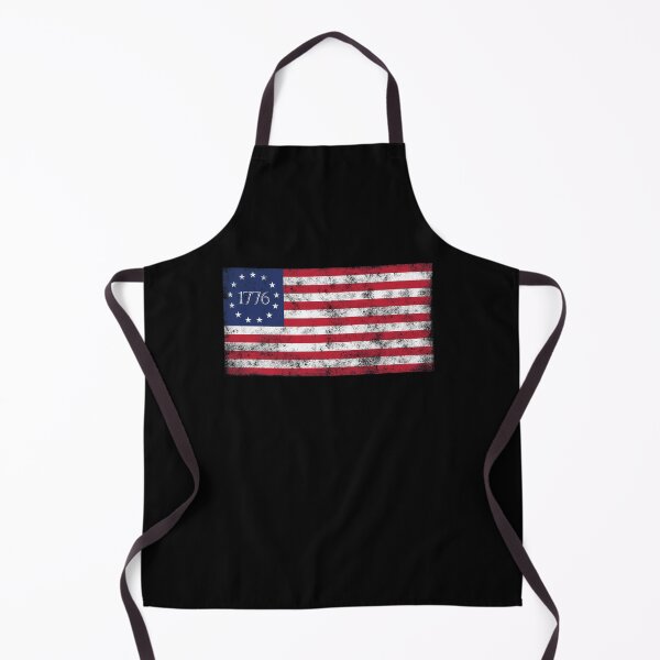 Item preview, Betsy Ross Flag Shirt Vintage Distressed 4th of July USA 1776 Flag T-Shirt designed and sold by BKLS.