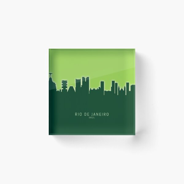 Item preview, Rio de Janeiro Brazil Skyline designed and sold by ArtPrints.
