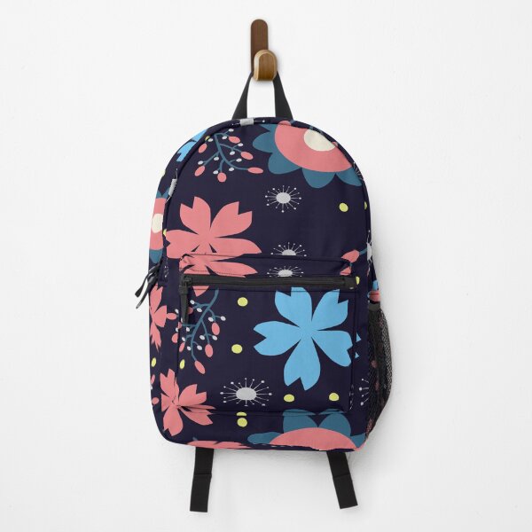 Item preview, Floral, Sakura flower Pattern in Dark Blue - Floral Pattern Design designed and sold by NamColors.