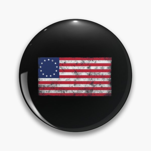 Item preview, Betsy Ross Flag Shirt Vintage Distressed 4th of July USA 1776 Flag T-Shirt designed and sold by BKLS.