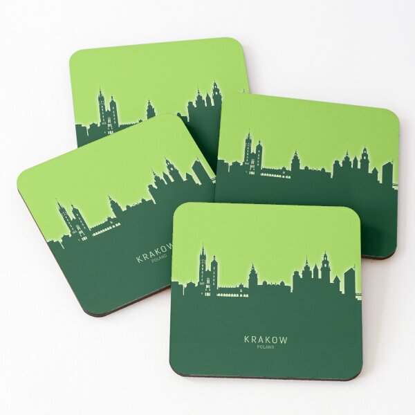 Item preview, Krakow Poland Skyline designed and sold by ArtPrints.