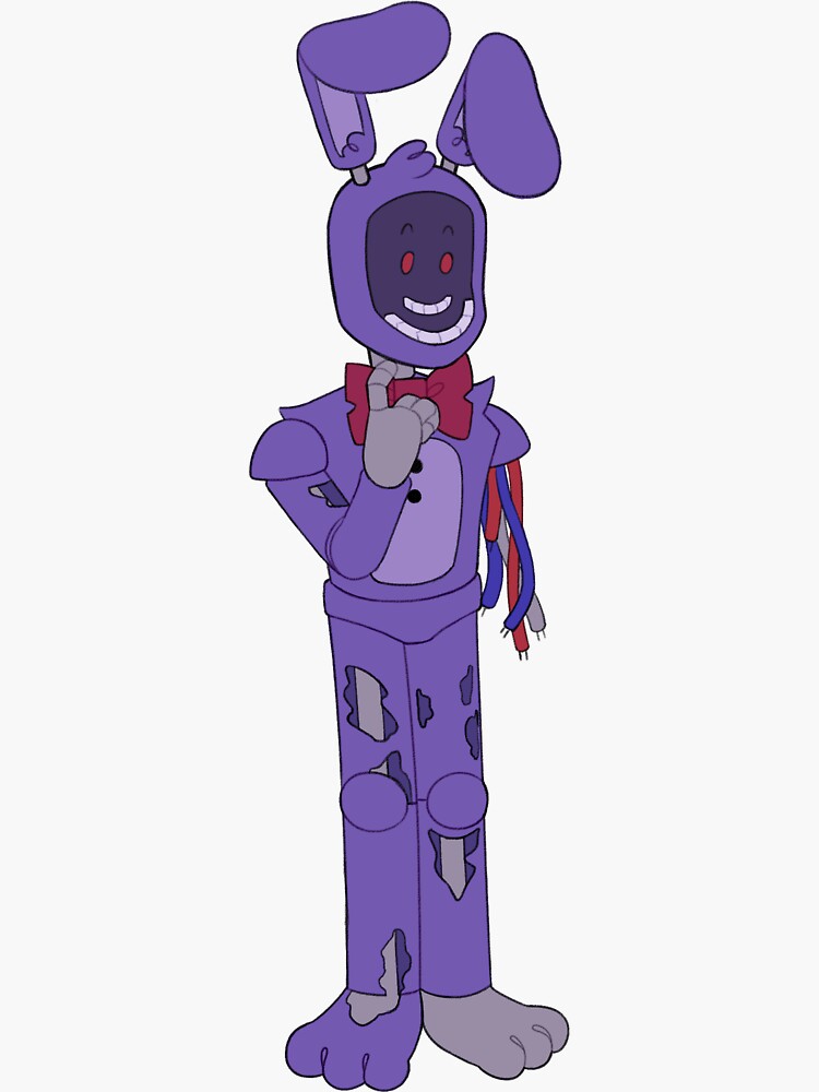 Fnaf Glamrock Bonnie  Sticker for Sale by Barrelisred