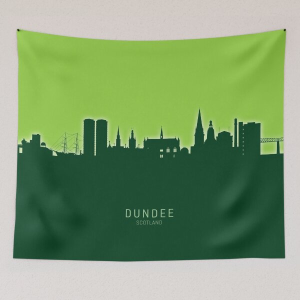 Item preview, Dundee Scotland Skyline designed and sold by ArtPrints.