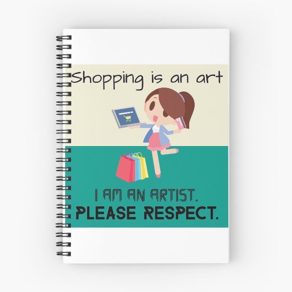 Item preview, Shopping is an art. I am an Artist. Shopping girly quote designed and sold by bhavyaarts.