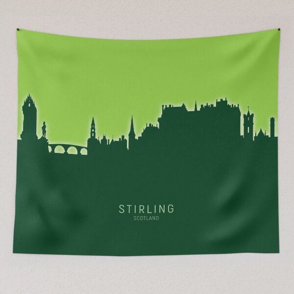 Item preview, Stirling Scotland Skyline designed and sold by ArtPrints.
