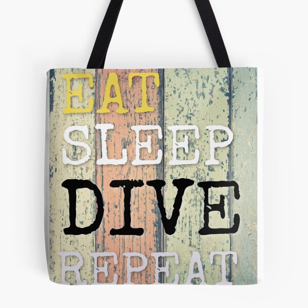 Item preview, Vintage Eat Sleep Dive Repeat,Dive Scuba T-Shirt designed and sold by SeaJayShop.