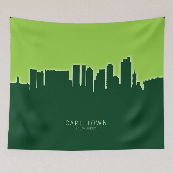 Item preview, Cape Town South Africa Skyline designed and sold by ArtPrints.
