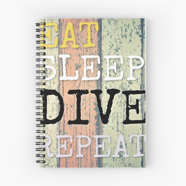 Item preview, Vintage Eat Sleep Dive Repeat,Dive Scuba T-Shirt designed and sold by SeaJayShop.