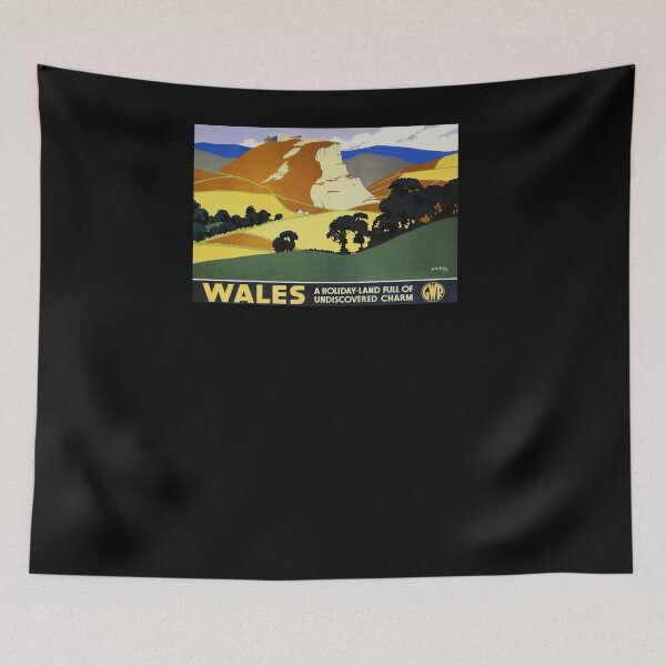 Item preview, Railway Poster Wales designed and sold by stickart-marek.