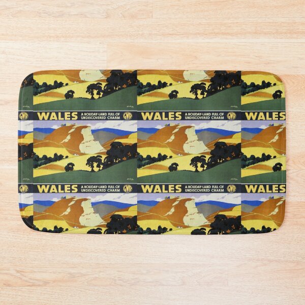 Item preview, Railway Poster Wales designed and sold by stickart-marek.