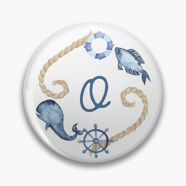 Item preview, Coastal Initial Wreath O designed and sold by limeandcedar.