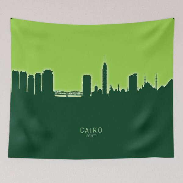 Item preview, Cairo Egypt Skyline designed and sold by ArtPrints.