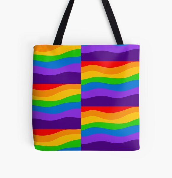 Pride Rainbow Colors Tote Bag by PodArtist