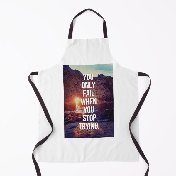 Item preview, Typography You only FAIL when you STOP TRYING designed and sold by Shinobi23.