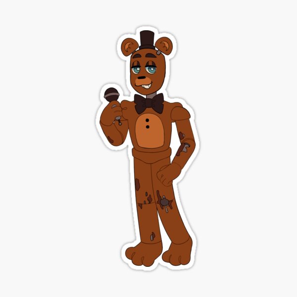 Withered Freddy says trans rights Sticker for Sale by jacklegobrr