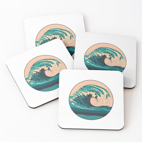 Item preview, Blue wave  designed and sold by honeystickersz.