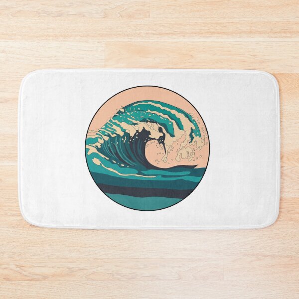 Item preview, Blue wave  designed and sold by honeystickersz.