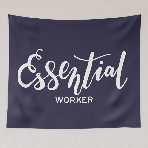 Item preview, Essential worker designed and sold by ValentinaHramov.