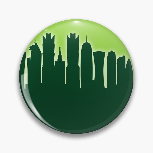 Item preview, Doha Qatar Skyline designed and sold by ArtPrints.