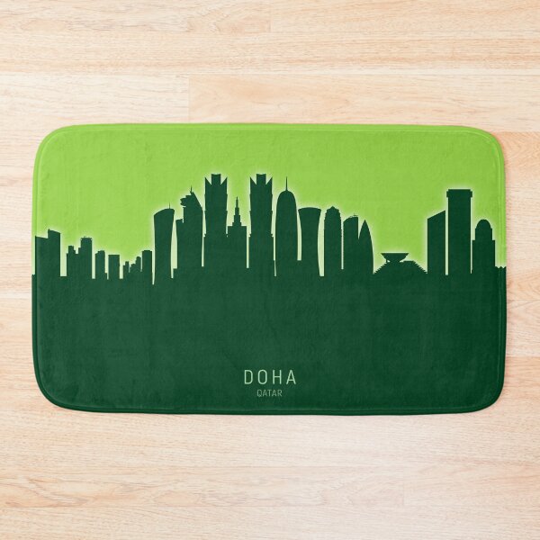 Item preview, Doha Qatar Skyline designed and sold by ArtPrints.