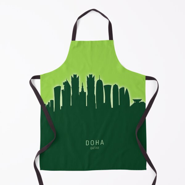 Item preview, Doha Qatar Skyline designed and sold by ArtPrints.