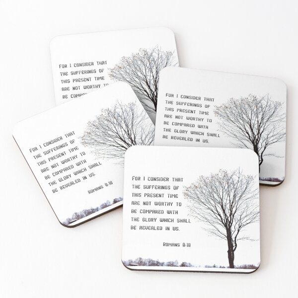 Item preview, Romans 8:18, tree silhouette creative designed and sold by yappei.