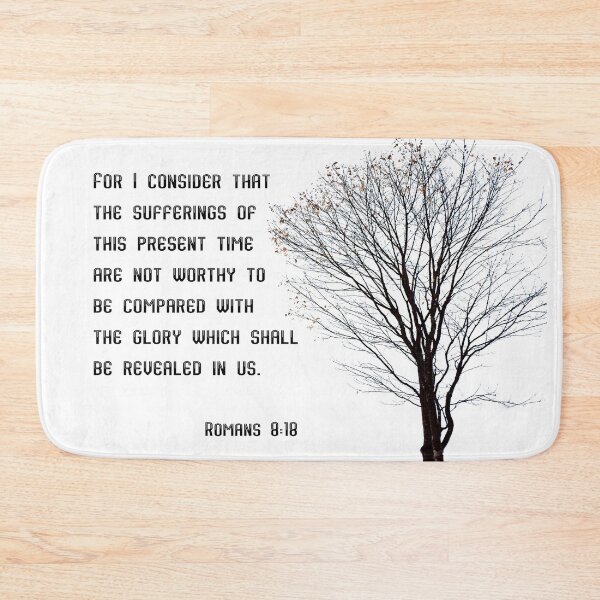 Item preview, Romans 8:18, tree silhouette creative designed and sold by yappei.