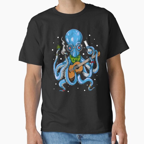 Item preview, Octopus Smoking Weed designed and sold by underheaven.
