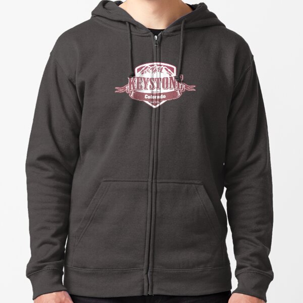 Mens Hooded Sweatshirt//Hoodie Colorado Snowboarding Keystone
