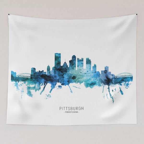 Item preview, Pittsburgh Pennsylvania Skyline designed and sold by ArtPrints.