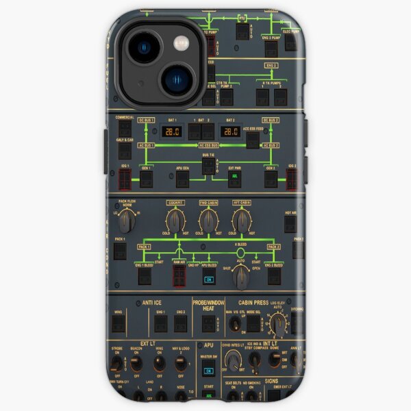 Airbus Overhead Panel Art A320 Neo, A319, A321, A330 iPhone Robuste Hülle