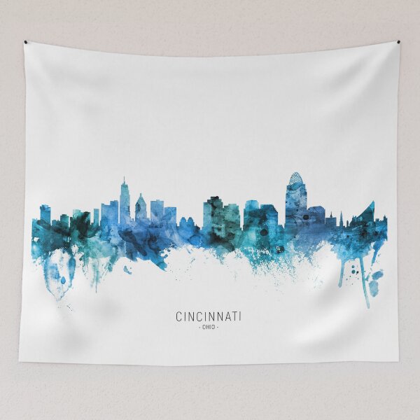 Item preview, Cincinnati Ohio Skyline designed and sold by ArtPrints.