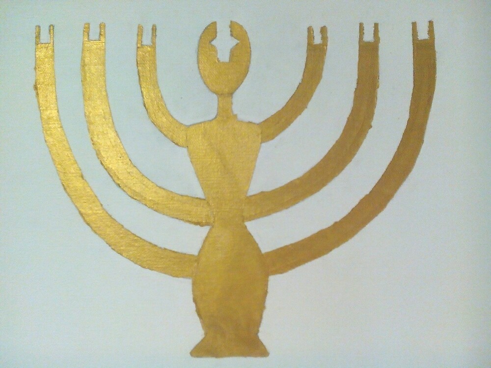 "The seven golden candlestick lady" by Rudiworks Redbubble