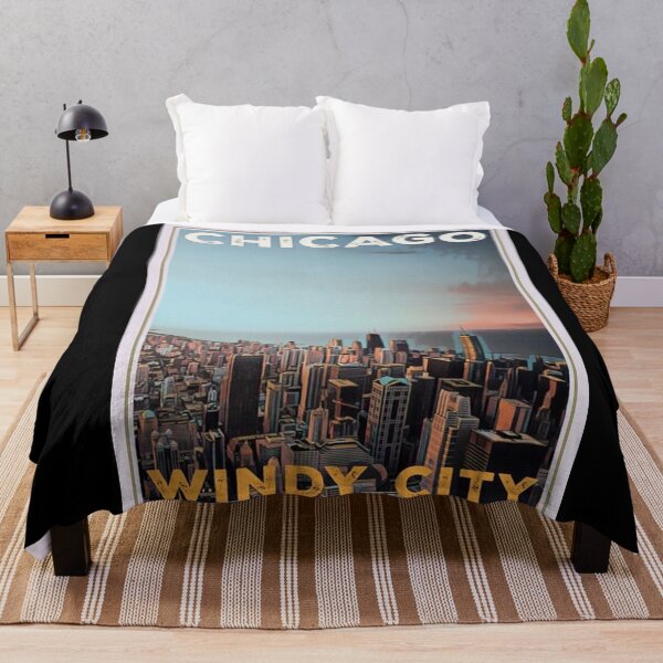 Item preview, 80s retro poster art wall decor vintage Chicago designed and sold by slagalicastrave.