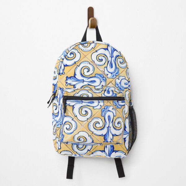 Item preview, Spanish Tiles - Azulejo Blue, Yellow and White Motif Design designed and sold by idovedesign.