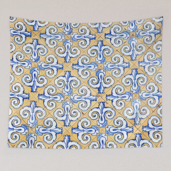 Item preview, Spanish Tiles - Azulejo Blue, Yellow and White Motif Design designed and sold by idovedesign.