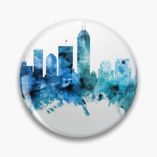 Artikelvorschau, Indianapolis Indiana Skyline entworfen und verkauft von ArtPrints.