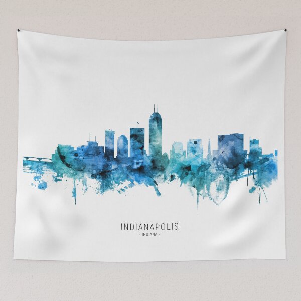 Item preview, Indianapolis Indiana Skyline designed and sold by ArtPrints.